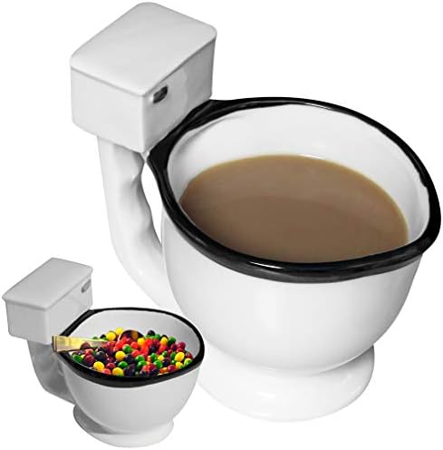 Evelots 2 Pacote caneca de café com higiene/xícara-cerâmica/bebida/candies-10 onças-funny