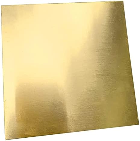 Sogudio Plate Brass Pura Folha de cobre Folha de bronze Comprimento de 8 x 8 polegadas, várias especificações