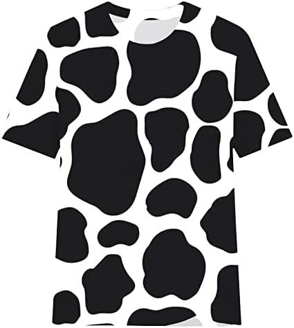 Curto 1/2 manga Boat algodão pescoço borboleta marmore leopardo lounge gráfico blusa lisão camiseta feminina