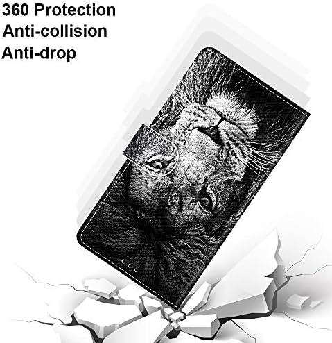 Caixa ONV para Samsung Galaxy A14 5G - Pintura colorida Flip Flip Phone Case com suporte de cartão de correia de