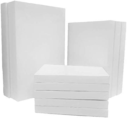 Pacote de embalagem de presente de tamanho variado branco Caixas presentes - dois pacotes de 10 caixas cada