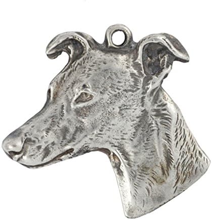 Whippet, Silver Hallmark 925, colares de prata de cachorro, edição limitada, Artdog