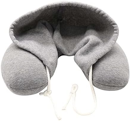 MLLKCAO Capuz em forma de pescoço em forma de pescoço no travesseiro cervical com chapéu travesseiro de partículas