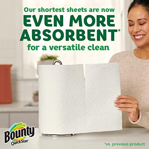 Bounty Select-a-Size Toalhas, Branco, 6 Double Plus Rolls = 15 Rolls regulares
