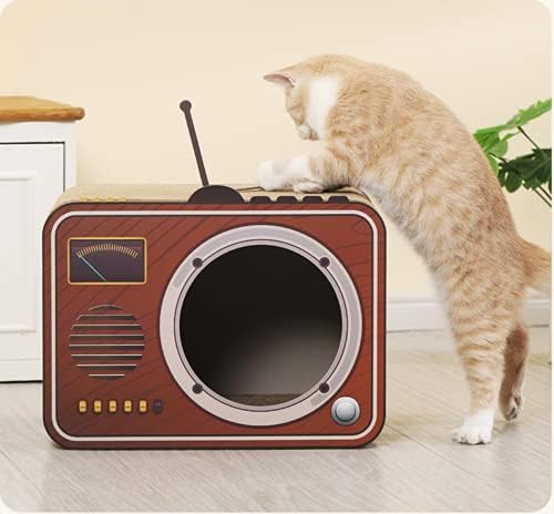 Caixa de arranhões do Rádio Shengocase, Casa Cat de Fardboard com Armazenada, Casa de Cat para Cats