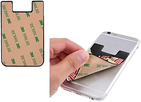 Gagaduck Popcorn adesivo Pão de bolso Cell Pticle na carteira de carteira de carteira de cartão de crédito Titular