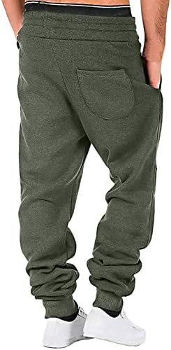 Calças folgadas masculinas calças de algodão térmica Moda solta Pocketjeans calça Ferramenta de camuflagem