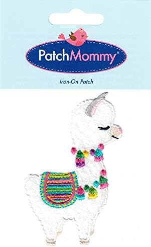 PatchMommy Llama Patch Alpaca, Ferro On / Sew On - Apliques for Kids Baby