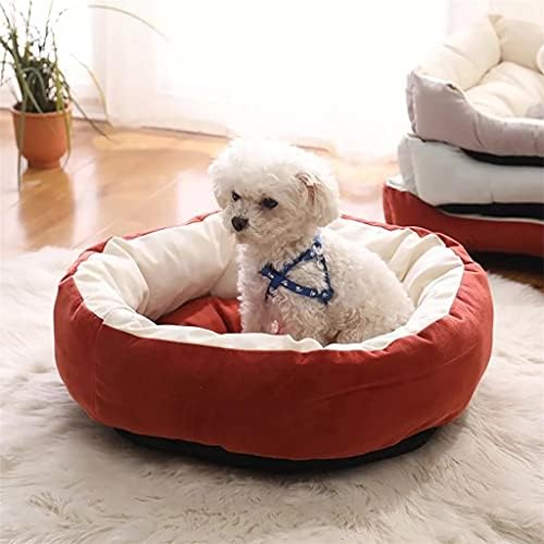 Trexd macio de cachorro macio cão de cachorro confortável house tapa de cachorro redondo canil quente