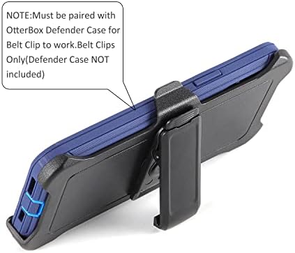 [2 pacote] iPhone 14 Pro Max Substacting Belt-Clip Holster Compatível com o estojo da série OtterBox