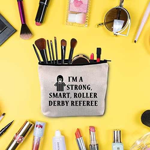 Blupark Tina Roller Derby Makeup Bag Funny Tina Gift I'm a Start Smart Woman Cosmetic Bag Presente