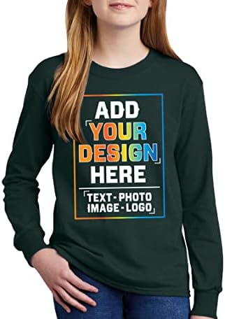 Camisa de manga comprida personalizada Adicionar sua própria imagem Design de foto personalizado