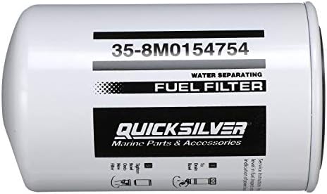 Quicksilver 8M0154754 Filtro de combustível que separa água para seleção de soldados Yamaha 2