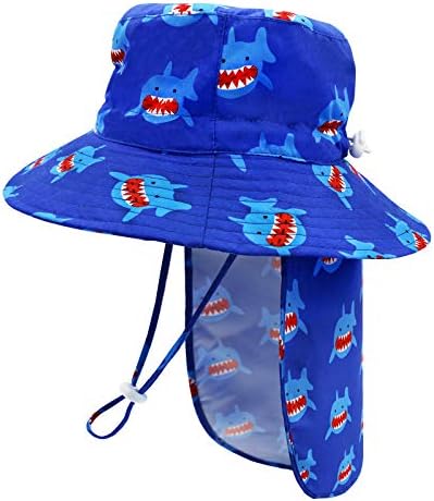 Chapéu de sol do sol com chapéus de aba do pescoço para meninas meninas infantis chapéu de sol para criança chapéu