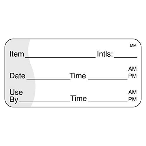 Daymark Safety Systems-IT110117 Removável item/data/hora Use-by de prazo de validade, 1 x 2