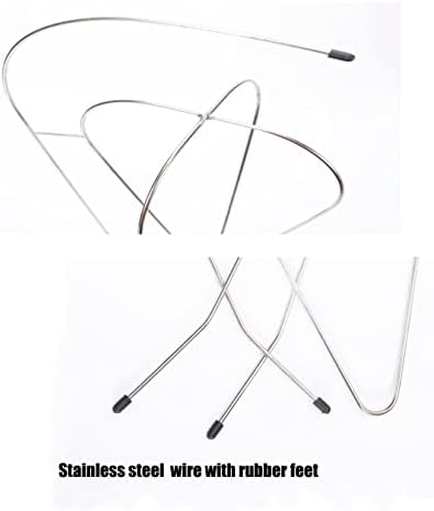 Moda Do 2 Packs Metal Wire Hanger Stand Holder Display portátil para várias peruca