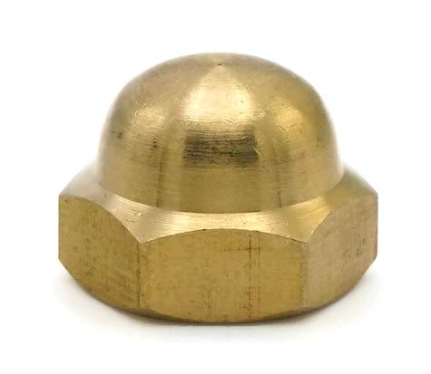 Cap Nuts Brass-3/8 -24 Qty-1.000