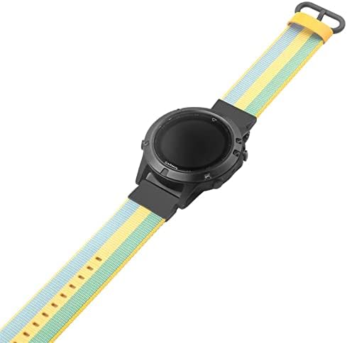 Daseb 22mm Nylon Watchband para Garmin Fenix ​​6 6x Pro pulseira de pulseira Fenix ​​5 5Plus 935 S60 Quatix5