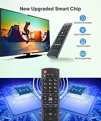 Controle remoto de substituição de jisowa universal para lg lcd OLED uhd plasma 4k 3d TV inteligente Akb72914042