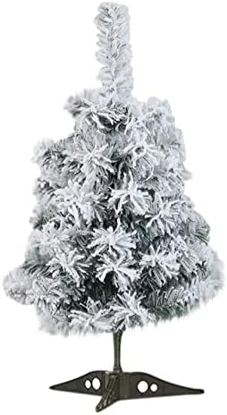 Árvore de Natal de neve, árvore de pinheiros artificiais premium com articulação articulada, suporte