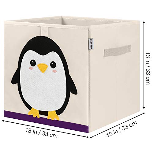 Clcrobd dobrável cubo de cubo de armazenamento de tecidos caixa de brinquedos/peito/organizador para crianças,