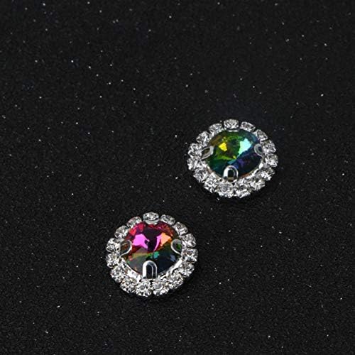 Acessório do Sewacc 20pcs no diamante falso diamante dia decoration handcraft chuveiro iridescente