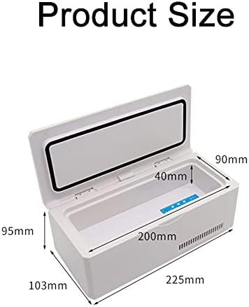8 horas de resfriamento de insulina Caixa de insulina portátil Caixa refrigerada, 2-8 ℃ Mini refrigerador