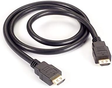 Caixa preta de 3 pés Hi-Speed ​​HDMI Cable Ethernet Grip CNCTR HDMI 2.0 4K 60HZ UHD