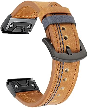 IRJFP para Garmin Fenix ​​5 5x mais 6 6x Pro 3 h Smart Watch Leather Band Straplet para Forerunner