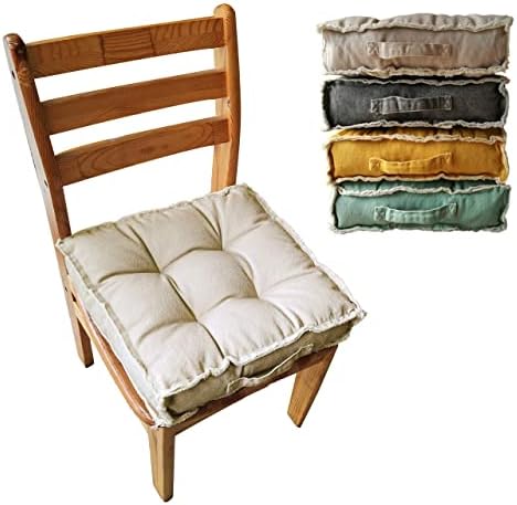 Almofadas de piso de Strward Poupa de meditação de pouf de pouf Banco tufado/almofada de cadeira macio