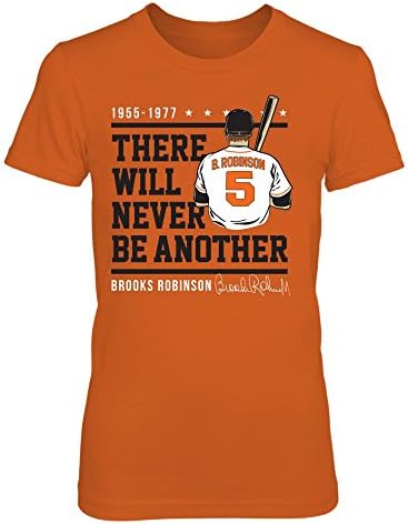 T -shirt Brooks Robinson Brooks Robinson - nunca seja outro - Tee Feminino / Orange / 2xl