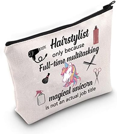 MBMSO Hairstylist Makeup Bag Funny Stylist Gifts Helipersser Bolsa Cosmética Proprietário do Proprietário