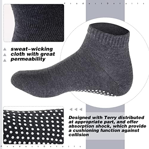 5 pares unissex garra meias anti -skid slipper meias meias pegajos