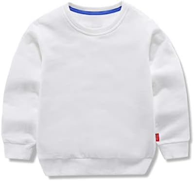 Cuteon menino de menino de menino de garotinha de algodão de algodão comprido com manga comprida Sweatershirt