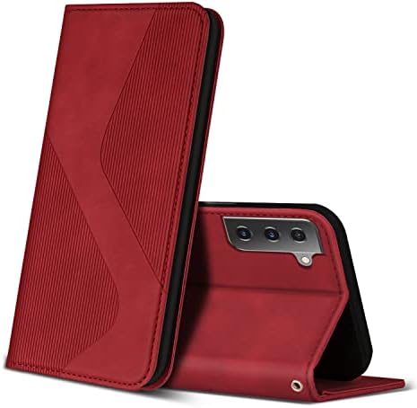 Caso Zonnavi para a caixa da carteira Samsung Galaxy S21 FE com porta -cartas, caixa de couro PU Premium [Magnetic]