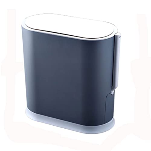 ANMMBER 8L SMART TRASH LAN INDUÇÃO DOMEMENTE Indução à prova d'água Capa do vaso sanitário Brush integrado a