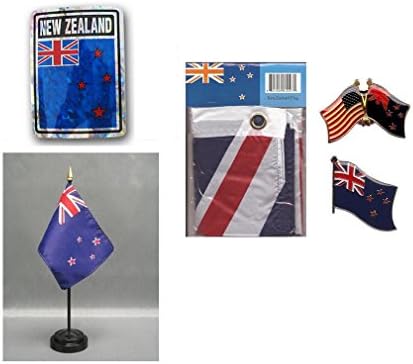 MWS New Zealand Heritage Flag Set 3'x5 '