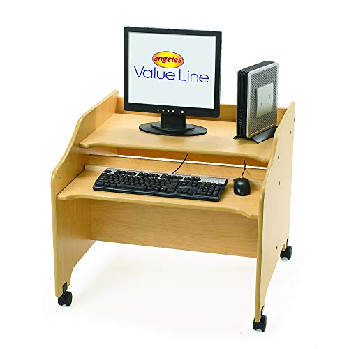 Angeles Value Line Single Computer Station, criança/criança de atividade móvel tabela, móveis para sala de