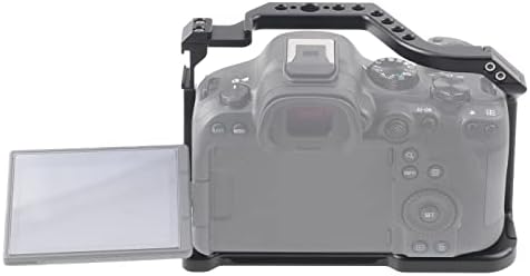 Fotga liga de alumínio Câmera de gaiola estabilizadora + alça superior para Canon Eos R5 R6 R6ii DSLR Mirrorless