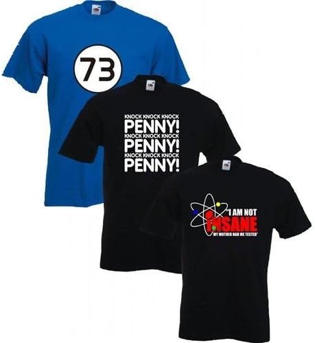 Número 73 do garoto, cor insana, camisetas de bate-pane de kny penny triplo