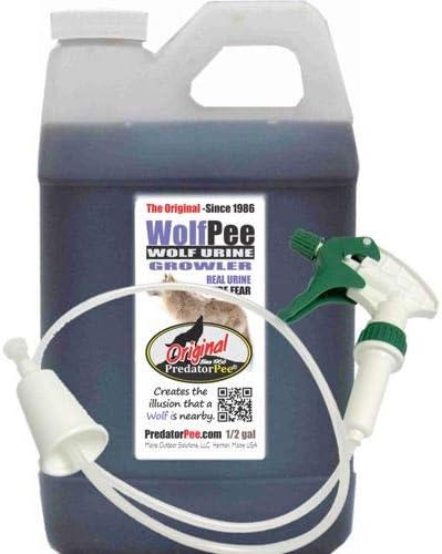 Predator Pee Wolf urina - perfume de marcação territorial - cria ilusão de que o lobo está próximo - 16 oz