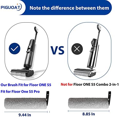 Filtro de rolo de escova de reposição de Piguoat Filt para o piso One S5 e S5 Pro Vacual Smart sem fio Smart