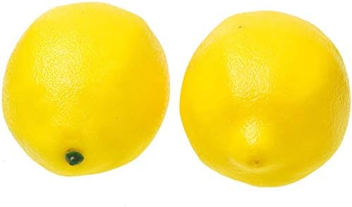 Então Cal Pro Fake Lemons Lemon Decor for Kitchen Faux Fake Fruit, Lemons Decoração Orgânica,