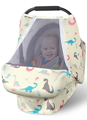 Capas de assento de carro para bebês meninos meninas, garoto de carros infantis com tela de malha de janela