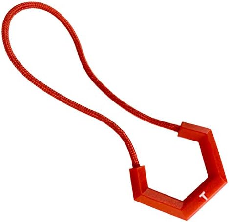 BJA Zipper em forma de U Pull TPU durável com corda longa ideal para bolsa mais fria, saco de