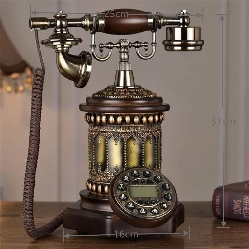 Mmllzel Antique Callled Id Id Linefline Home Phones Vintage Classic Home Cylindrical Fixed Telefone