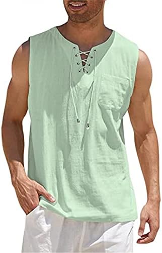 Mens tampas de tampas sem mangas camisetas para homens camisas de praia de peso pesado Tampa de tanque para homens