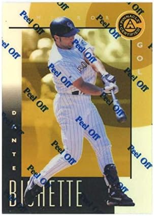 1998 Pinnacle Certified Mirror Gold 79 Dante Bichette Bancelcy Test Issue - Cartões de beisebol não assinados