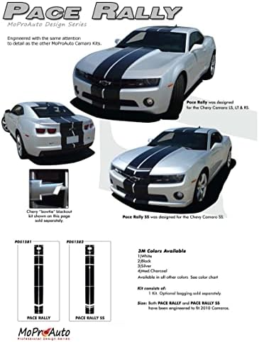 RACE ORIGINAL RALLY CUPE SS: Compatível com 2010-2013 Chevy Camaro Factory Style Rally Racing Stripes Vinyl Graphic