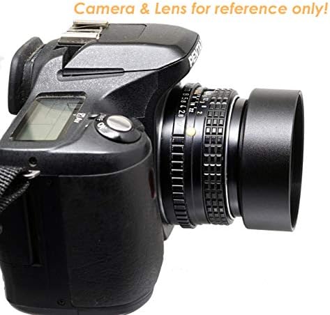 Fotasy Metal Metal 58mm Hood, capuz de lente de 58 mm para Canon Fuji Leica Leitz Nikon Olympus Panasonic